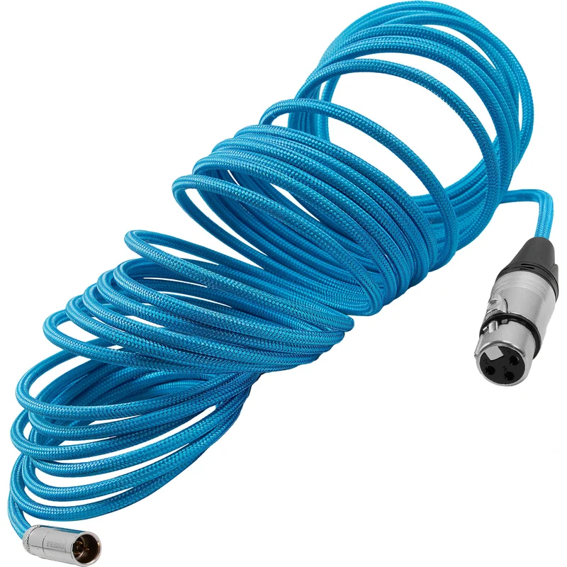 Kondor Blue Mini XLR to XLR for BMPCC 6K Pro/C70 Camera (16" | 3' | 5' | 10' | 25') - Blue, 25'