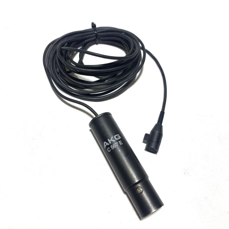 AKG C567 E1 Miniature Microphone w/ Phantom Power Adapter #2155 - USED