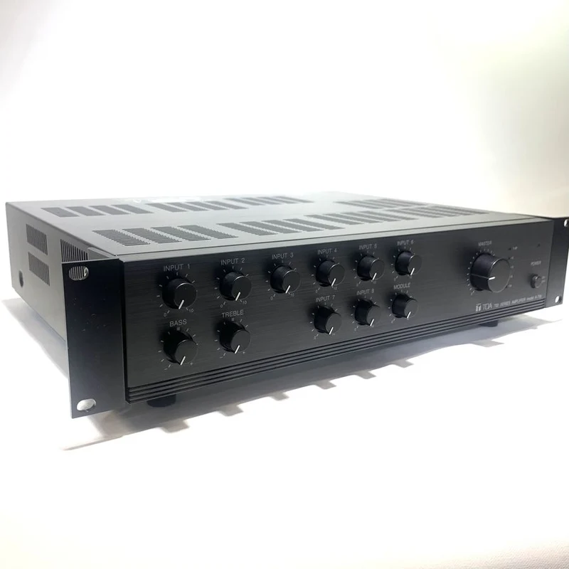 Toa Electronics A-706 Integrated 9-Channel 60W Mixer/Amplifier #2063 - USED