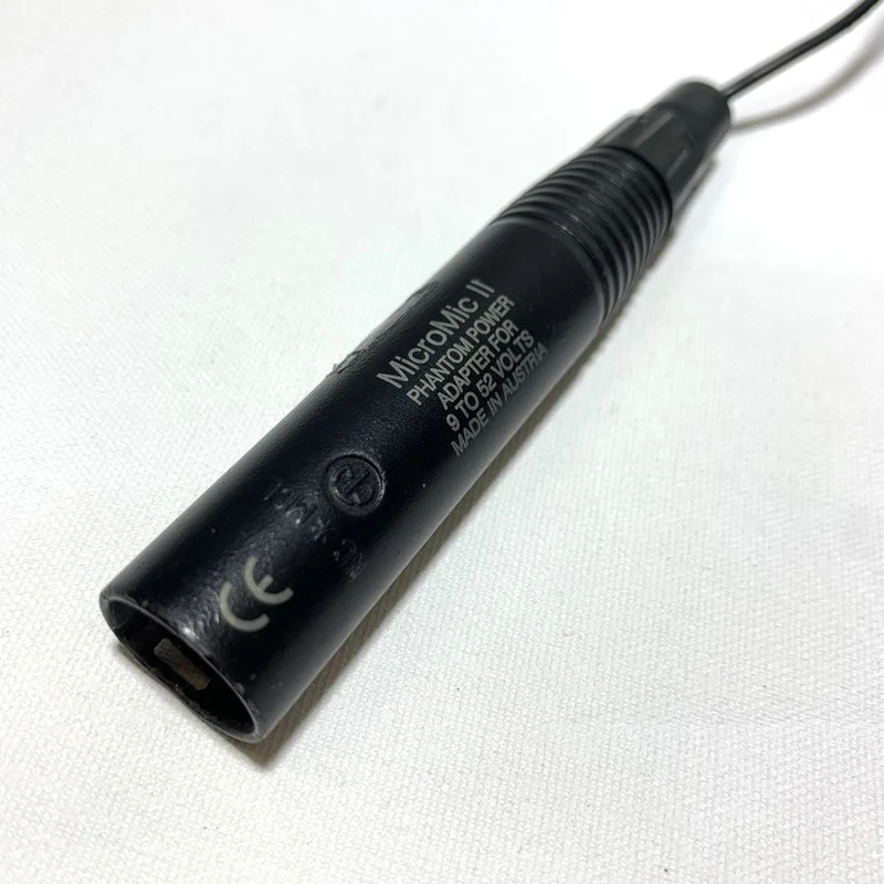 AKG C418 Clip-On Condenser Drum Microphone w/ MicroMic II Phantom Power Module #2016- USED