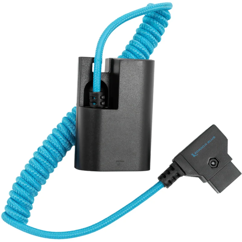 Kondor Blue D-Tap to Canon LPE6 NH Dummy Battery Cable (Kondor Blue)