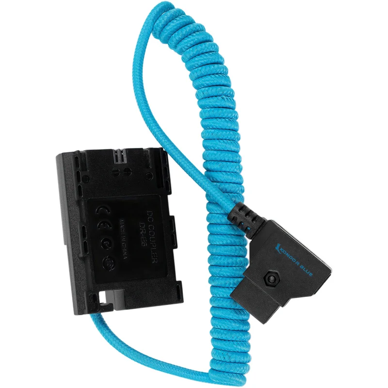 Kondor Blue D-Tap to Canon LPE6 NH Dummy Battery Cable (Kondor Blue)