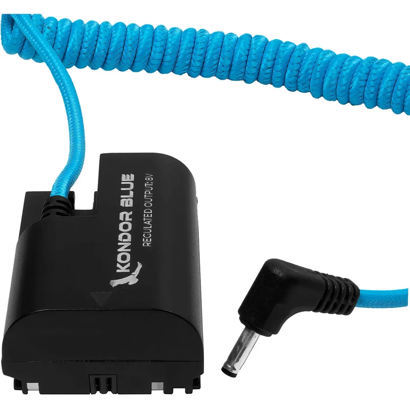 Kondor Blue DC 1.35/3.5 to CANON LPE6 Dummy Battery Cable