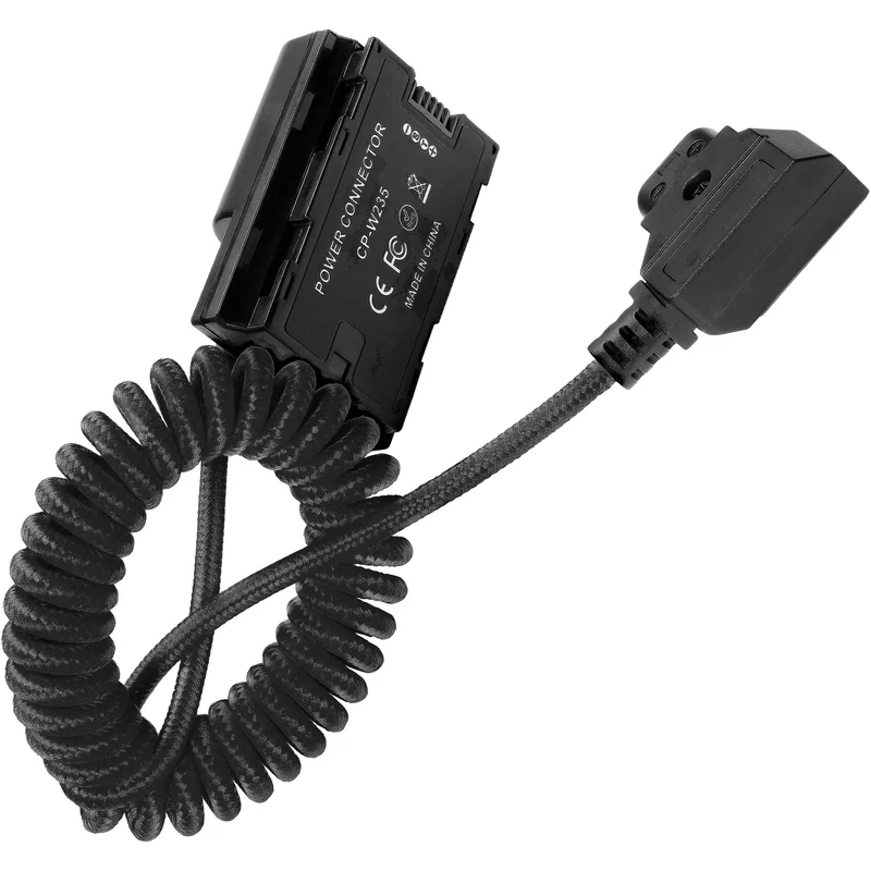 Kondor Blue D-Tap to FUJIFILM NP-W235 Dummy Battery Cable (Raven Black)