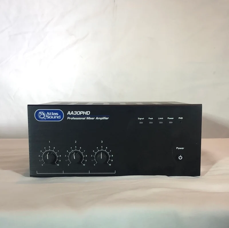 Atlas Sound AA30PHD 3-Input, 30W BGM Mixer Amplifier w/ Automatic System Test - USED