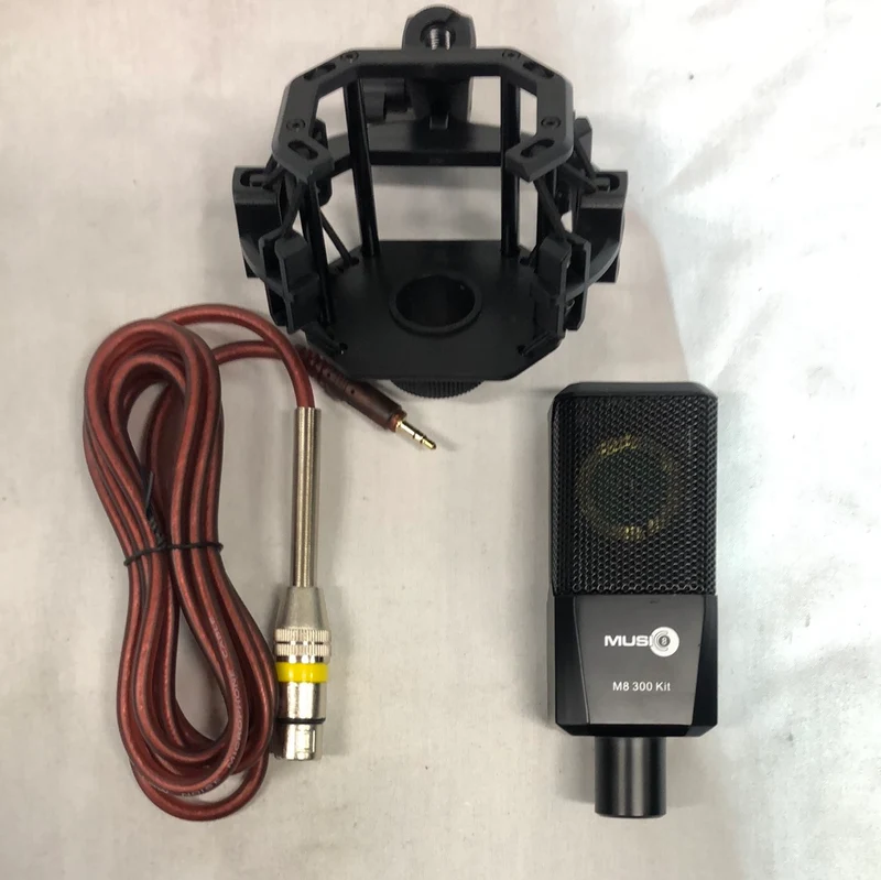 Music8 M8-300KIT Studio-quality Low-Mass Diaphragm Condenser Microphone w/ Shockmount