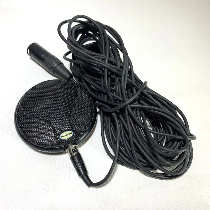 Samson CM10B Unidirectional Boundary Microphone w/ 30-foot Mini-XLR to Standard XLR Cable #2012 - DEMO