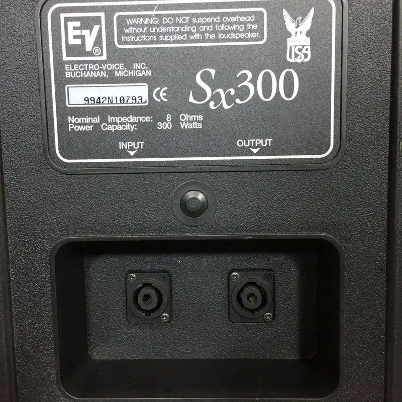 Electro-Voice SX300 Two-Way Passive Speaker 1200W, 12" (Pair) #2540 - USED