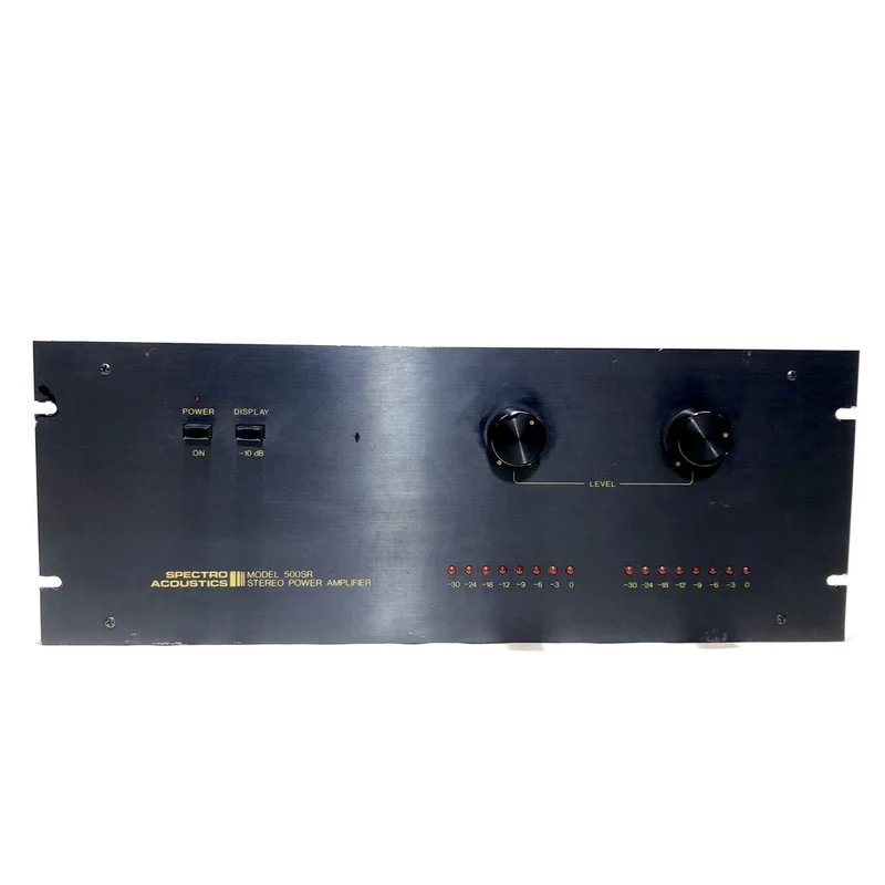 Spectro Acoustics 500SR Stereo Power Amplifier 500W #2379 - USED