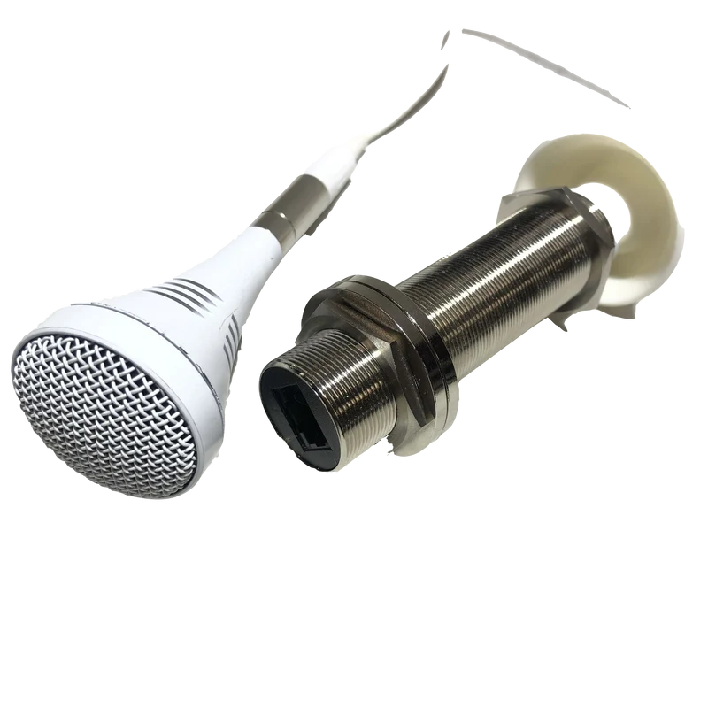 ClearOne Ceiling Microphone for Dante Audio Conferencing (White) w/ Digital Dante Interface #2500 - USED