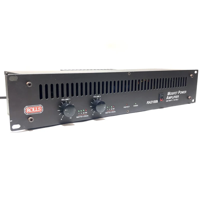 Rolls RA2100b Stereo 70V Power Amplifier #2466 - DEMO