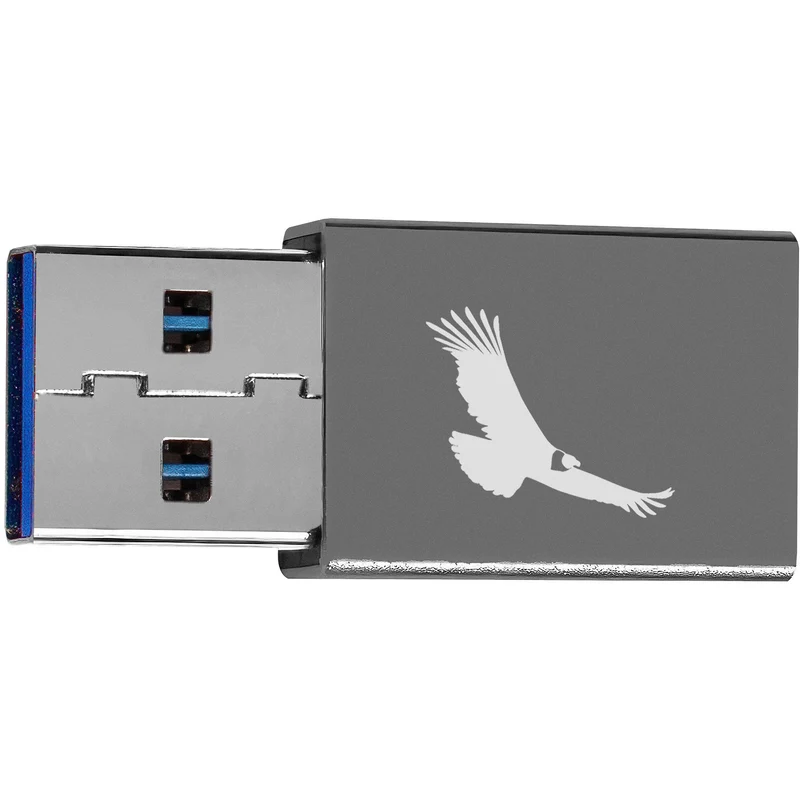 Kondor Blue USB C to USB A 3.0 Adapter