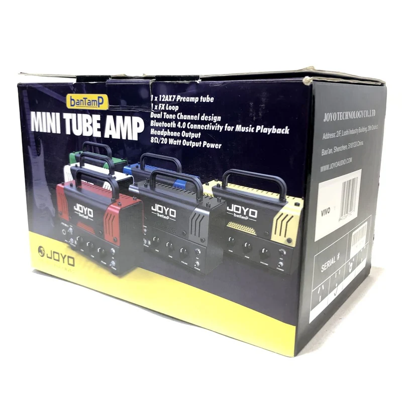 Joyo banTamp VIVO 2-Channel, 20W Portable Mini Hybrid Tube Amp w/Bluetooth #2396 - DEMO