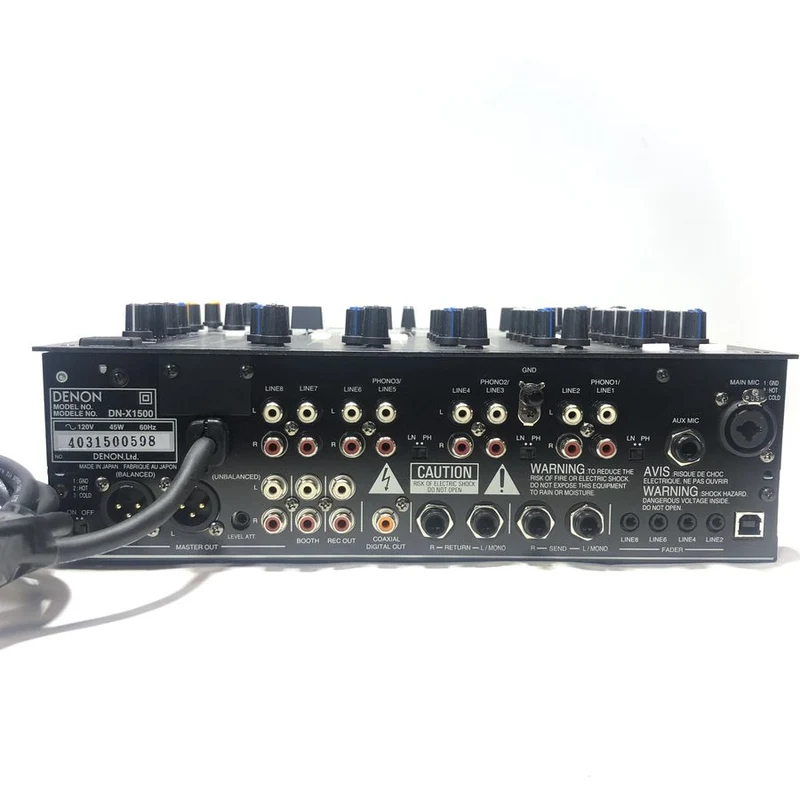 Denon DJ DN-X1500 Professional 4-Channel DJ Mixer w/ Sampling and Digital Effects #2250 - USED