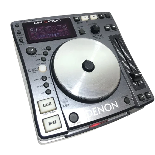 Denon DJ DN-S1000 Compact Portable DJ CD/MP3 Player w/ Scratch and On-Board Effects #2252 - USED