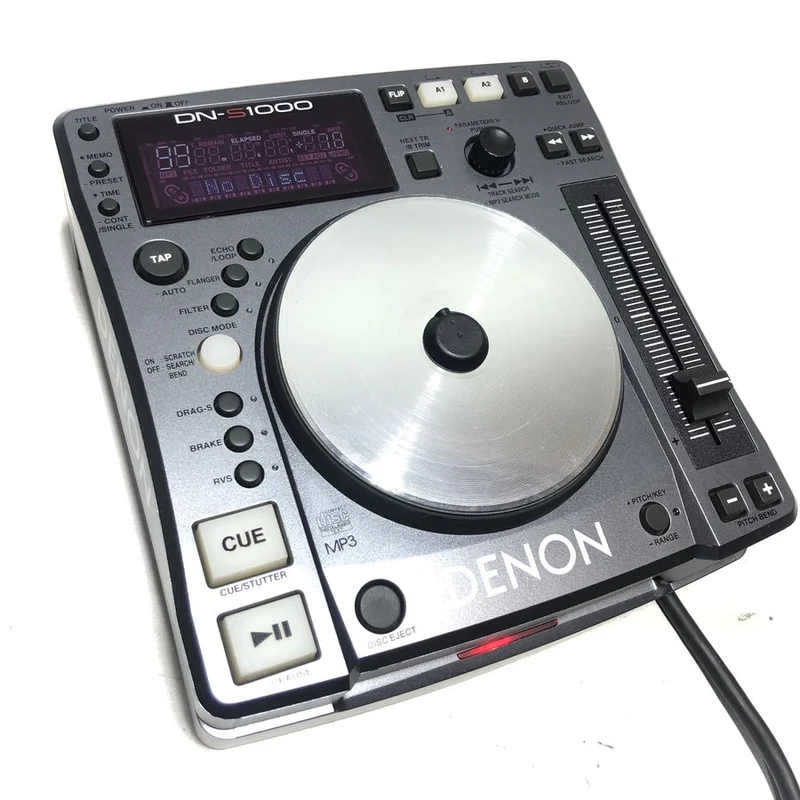 Denon DJ DN-S1000 Compact Portable DJ CD/MP3 Player w/ Scratch and On-Board Effects #2252 - USED