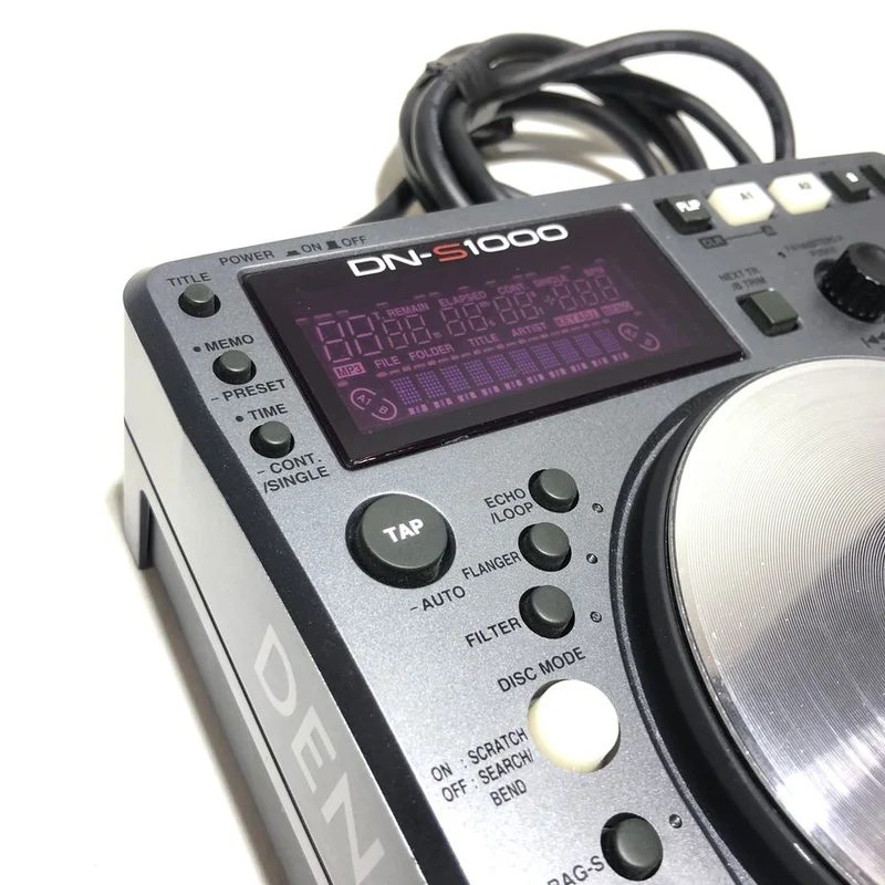 Denon DJ DN-S1000 Compact Portable DJ CD/MP3 Player w/ Scratch and On-Board Effects #2252 - USED