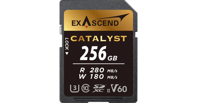 Exascend 256GB Catalyst UHS-II V60 SDXC Memory Card
