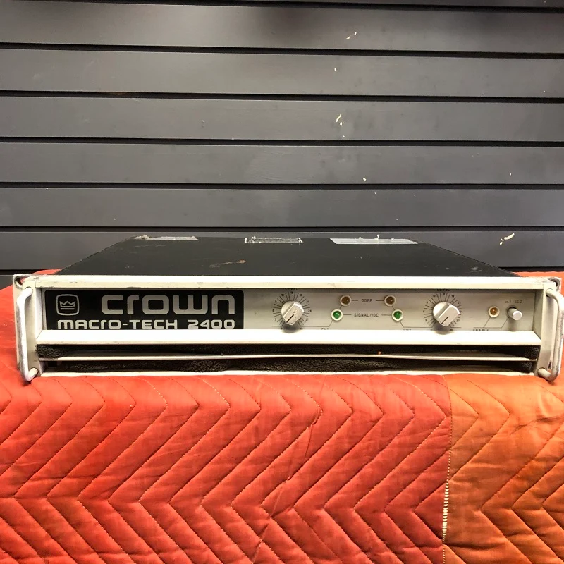 Crown Audio Macro-Tech 2400 Two-Channel Power Amplifier 1650W @ 8 Ohms - USED