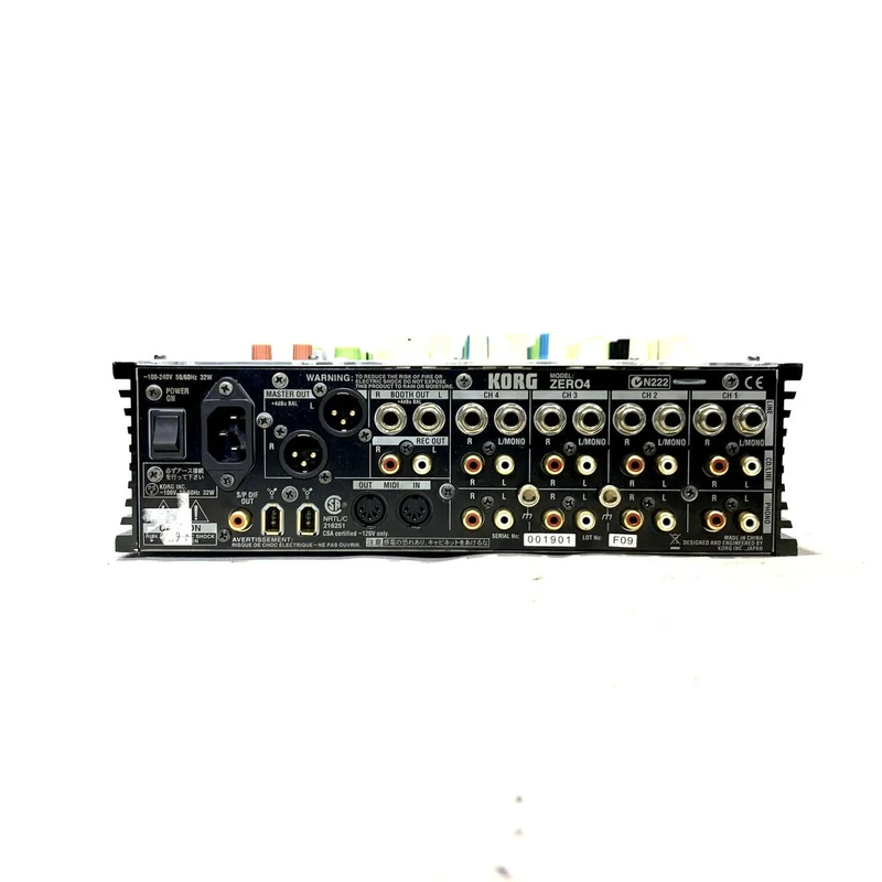 Korg Zero 4 Four-Channel Digital DJ Mixer with FireWire and Effects #2415 - USED