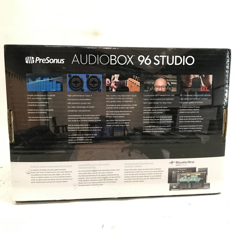 PreSonus AUDIOBOX96-USB-STUDIO Studio Recording Package #2665 - DEMO