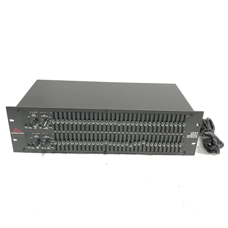 DBX 2231 - Dual Channel 31-Band Graphic Equalizer/Limiter with Type III Noise Reduction - DEMO
