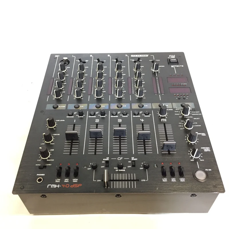 Reloop RMX-40 BlackFire 4-Channel Analog Mixer with DSP #2604 - DEMO