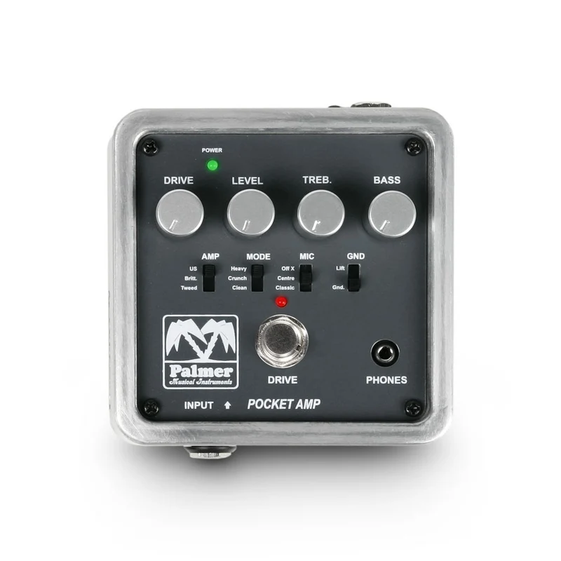 Palmer PEPAMP Portable Guitar Preamp w/ Headphone and XLR outputs
