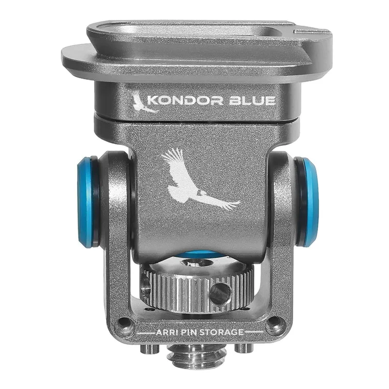 Kondor Blue Mini Lock QR Swivel Tilt Monitor Mount with ARRI Pin (Pan/Tilt) (Space Gray)