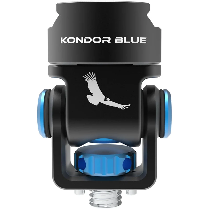 Kondor Blue Swivel Tilt Monitor Mount with Arri Pin (Pan/Tilt) (NATO Clamp Version) (Raven Black)