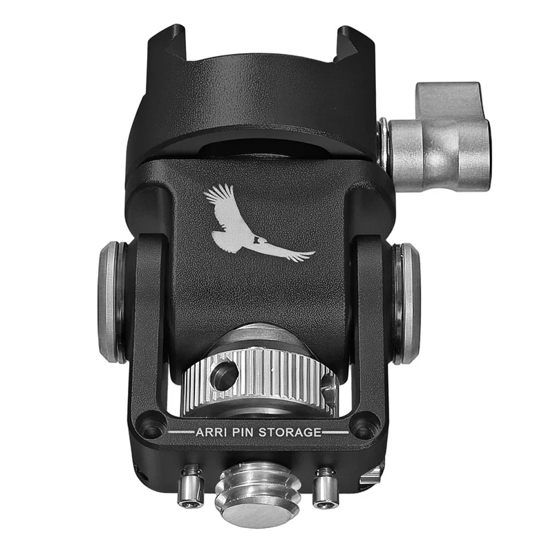 Kondor Blue Swivel Tilt Monitor Mount with Arri Pin (Pan/Tilt) (NATO Clamp Version) (Raven Black)