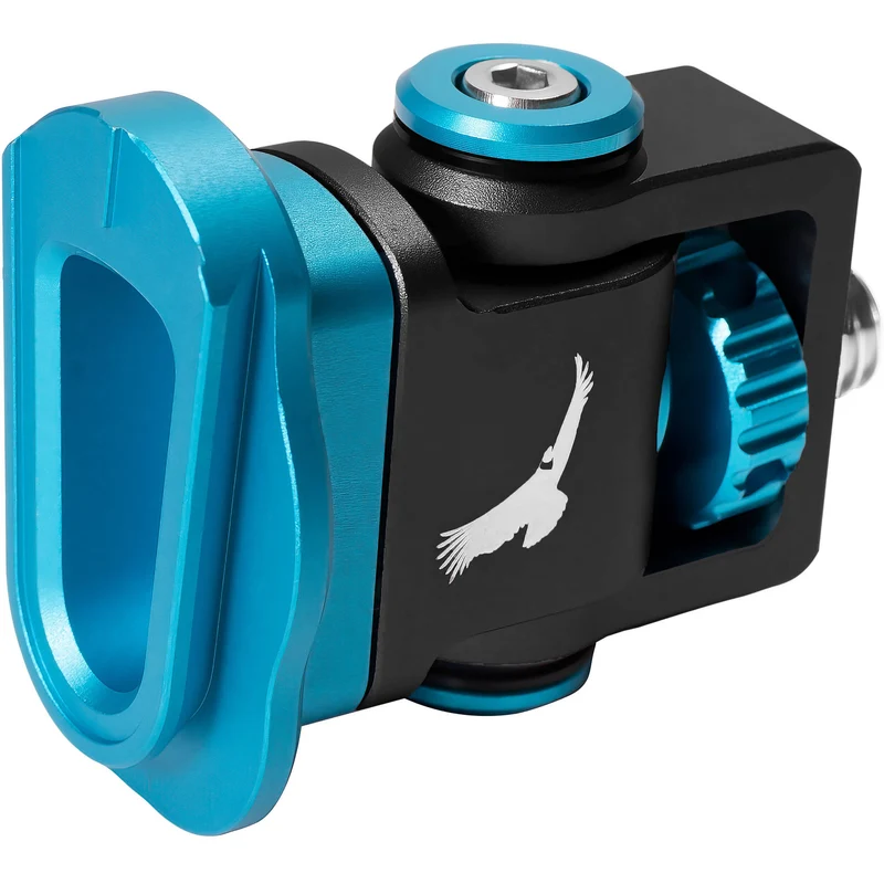 Kondor Blue Mini Lock QR Swivel Tilt Monitor Mount with ARRI Pin (Pan/Tilt) (Raven Black)