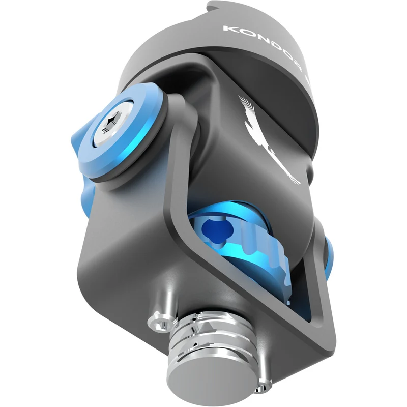 Kondor Blue Swivel Tilt Monitor Mount with Arri Pin (Pan/Tilt) (NATO Clamp Version) (Space Gray)
