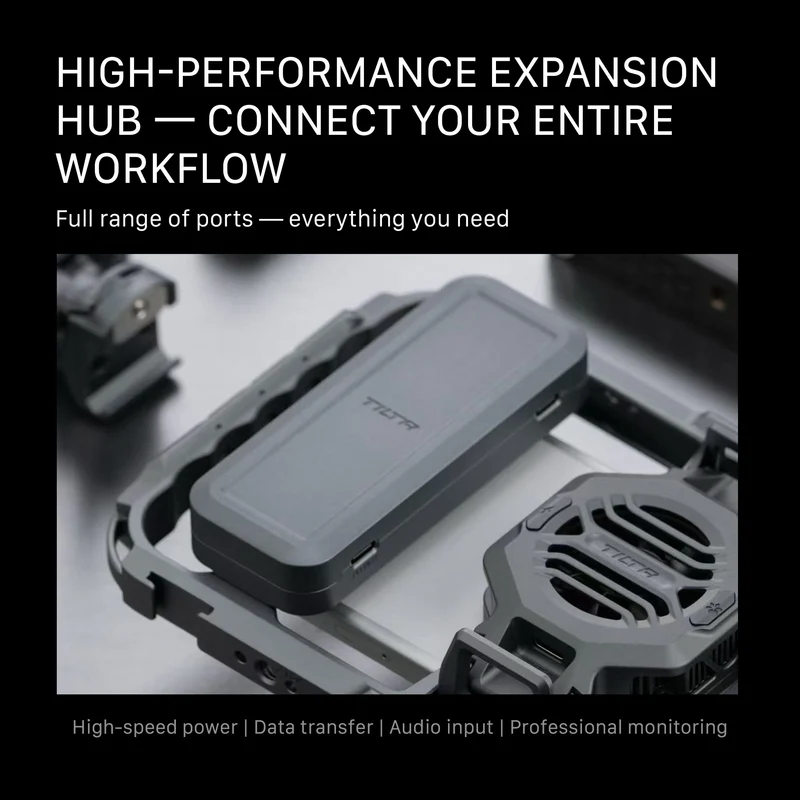 Tilta Khronos USB-C Hub for Universal Smartphone Case - Space Gray