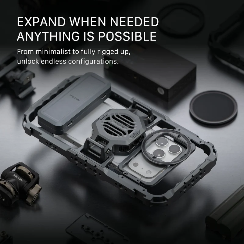 Tilta Khronos Universal Smartphone Case Base Kit - Space Gray