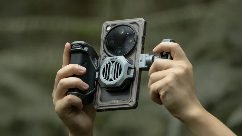 Tilta Khronos OPPO Find X9 Ultra Creator Kit (Canyon Orange/Arctic White) - Brown